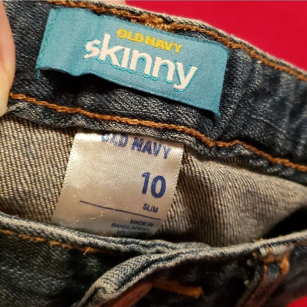 Girls Old Navy Skinny Jeans Sz 10